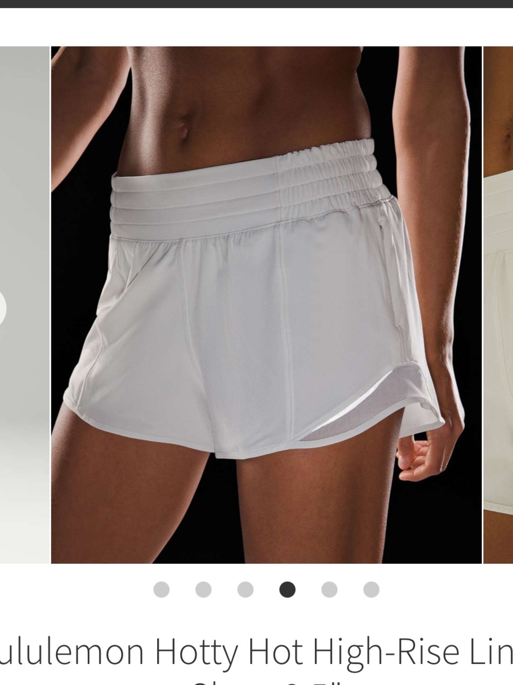 Lululemon Hotty Hot High-Rise Lined Short 2.5"